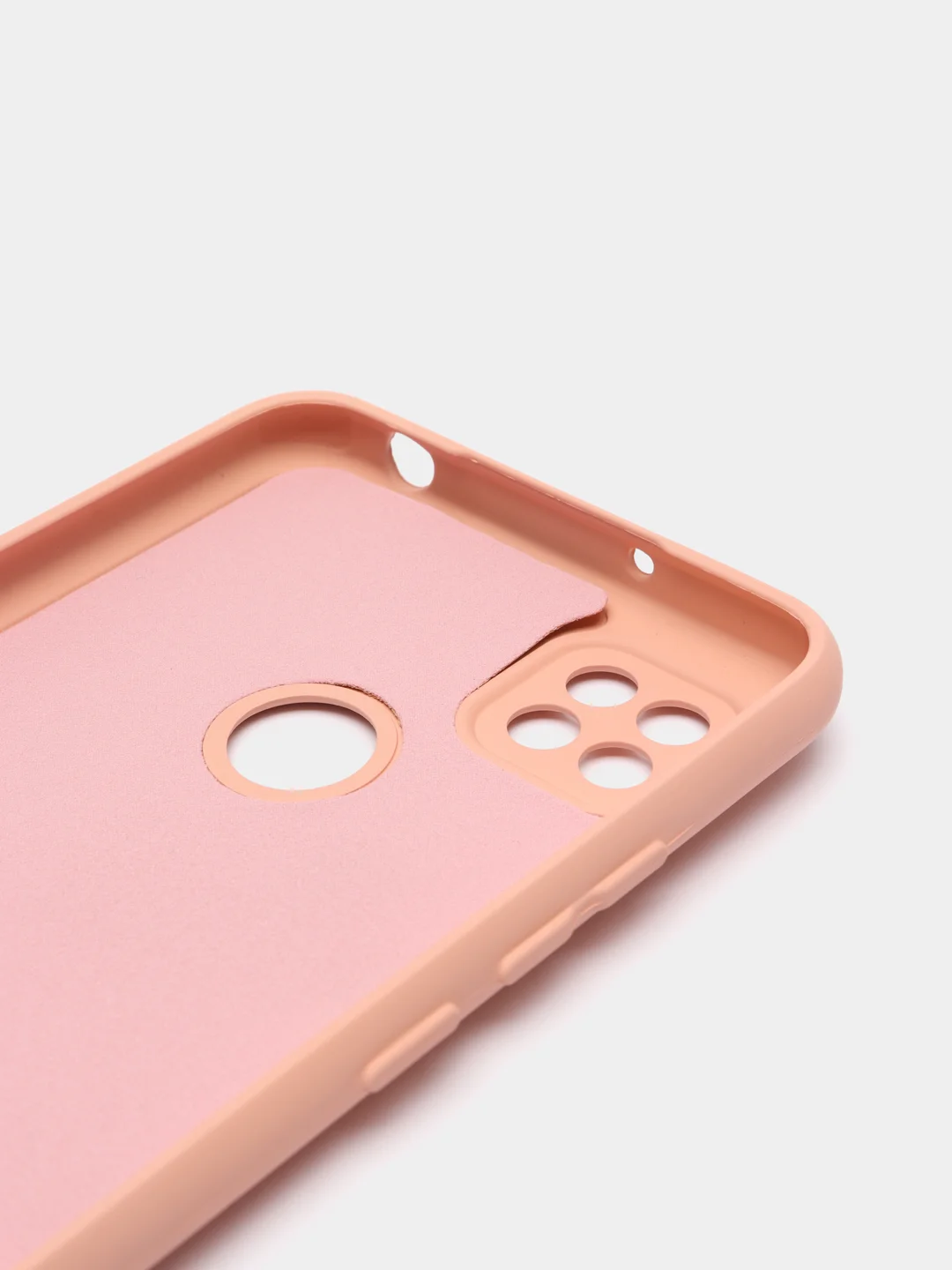 Пастельно-коралловый чехол Xiaomi Redmi 9C, Redmi 9C NFC, Redmi 10A (Редми 9С 9С НФС 10А)прозрачный силиконовый