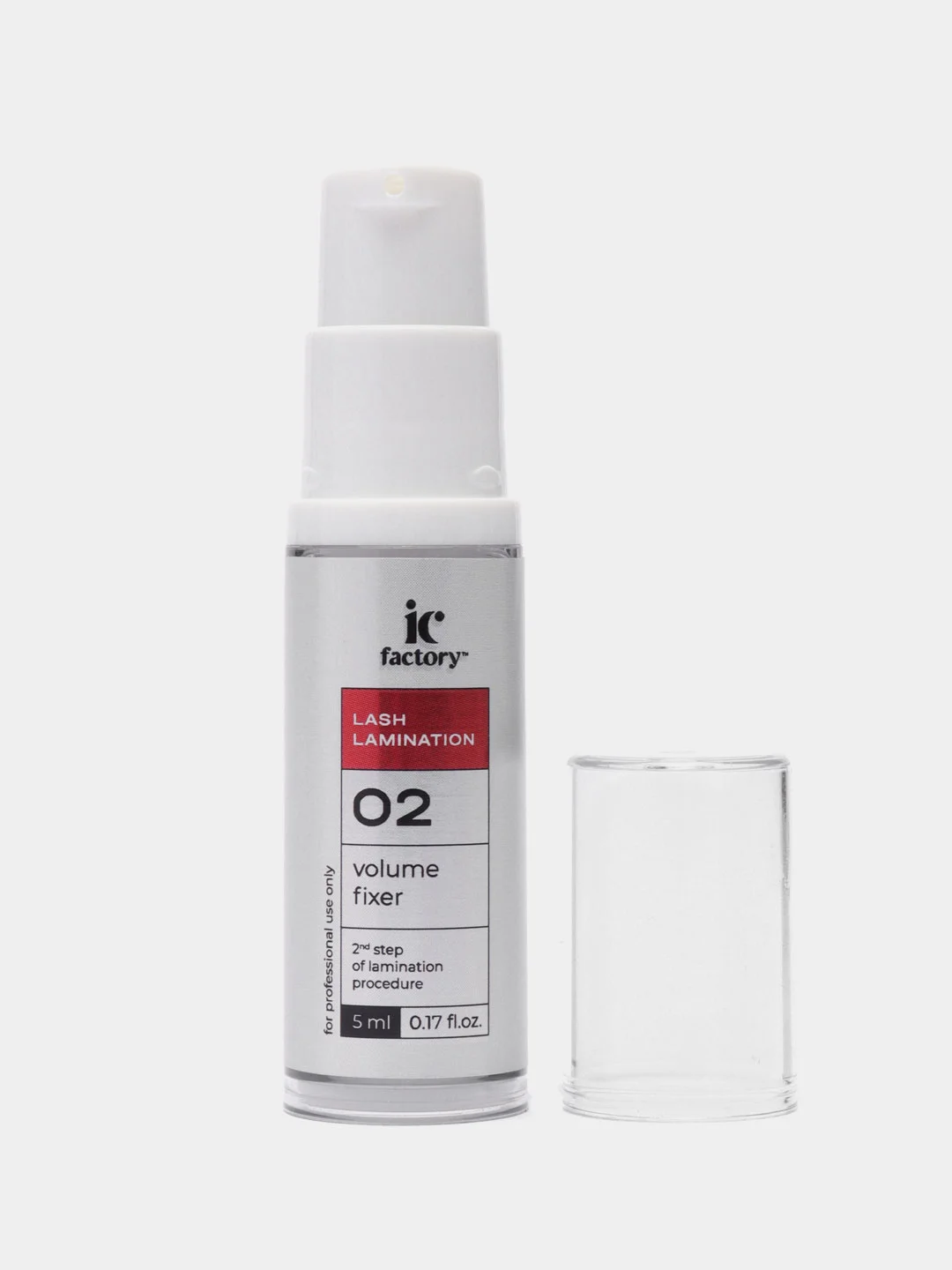 Белый состав для ламинирования ресниц IC Factory "Volume lift", "Fixer", "Nourishing Essence"