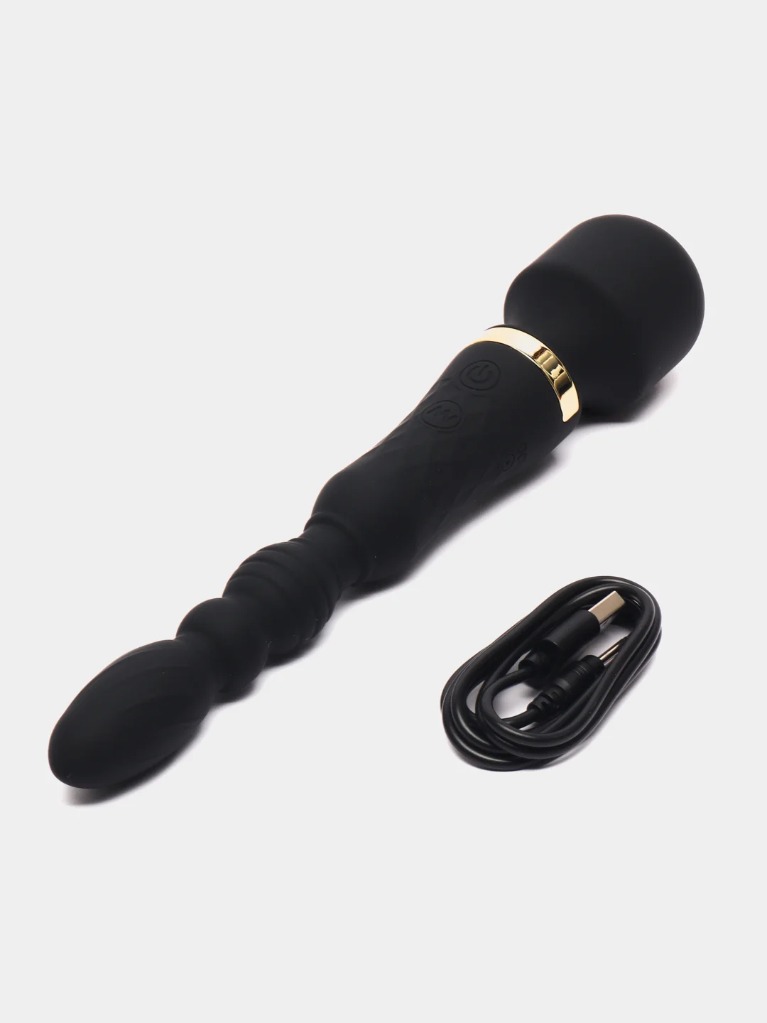 Вибратор G-spot, с регулировкой частоты вибрации, двуглавый вибратор