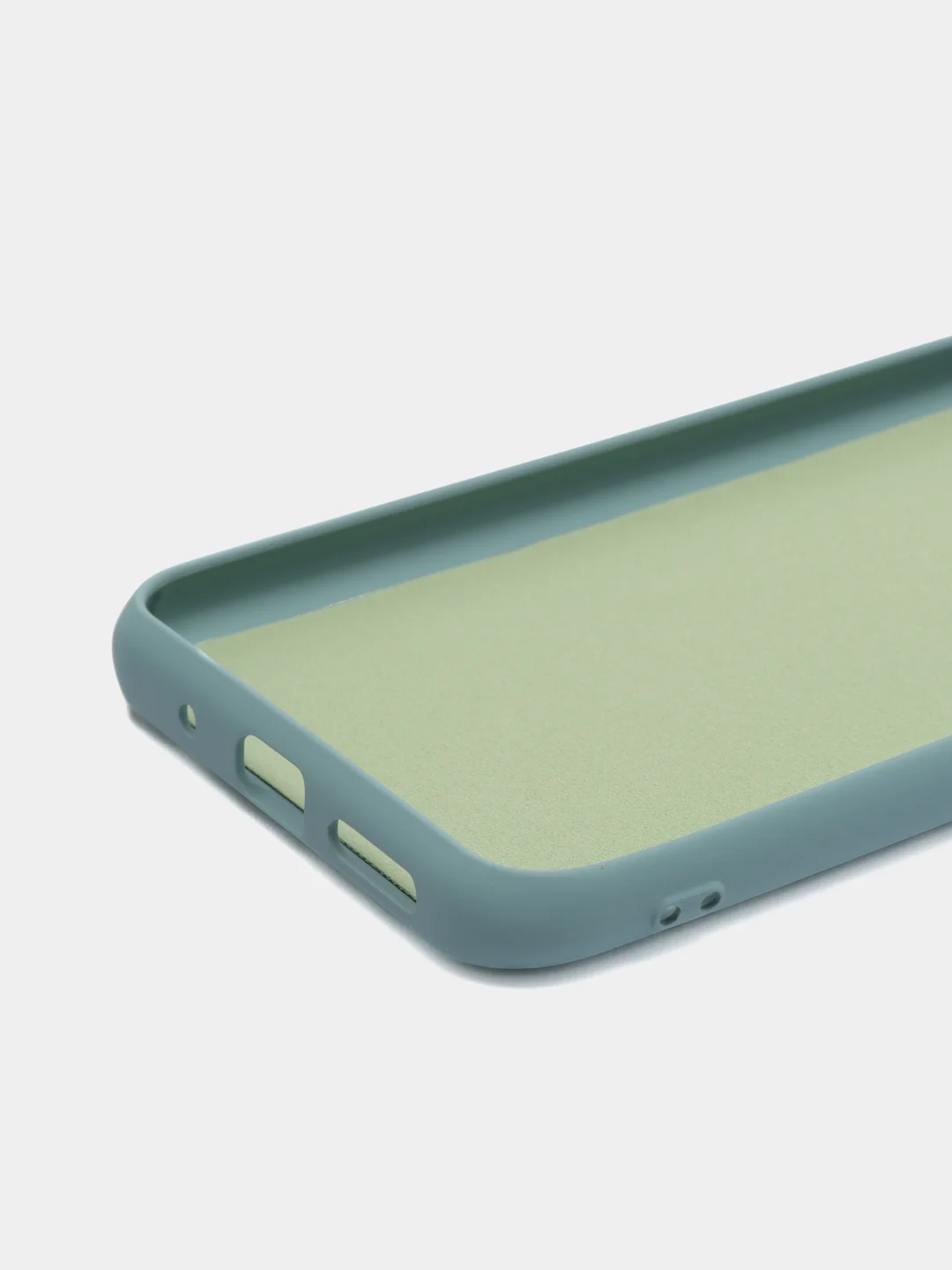 Серый силиконовый чехол на Xiaomi Poco C40 ( Сяоми Поко С40 ) прозрачный , защита камеры