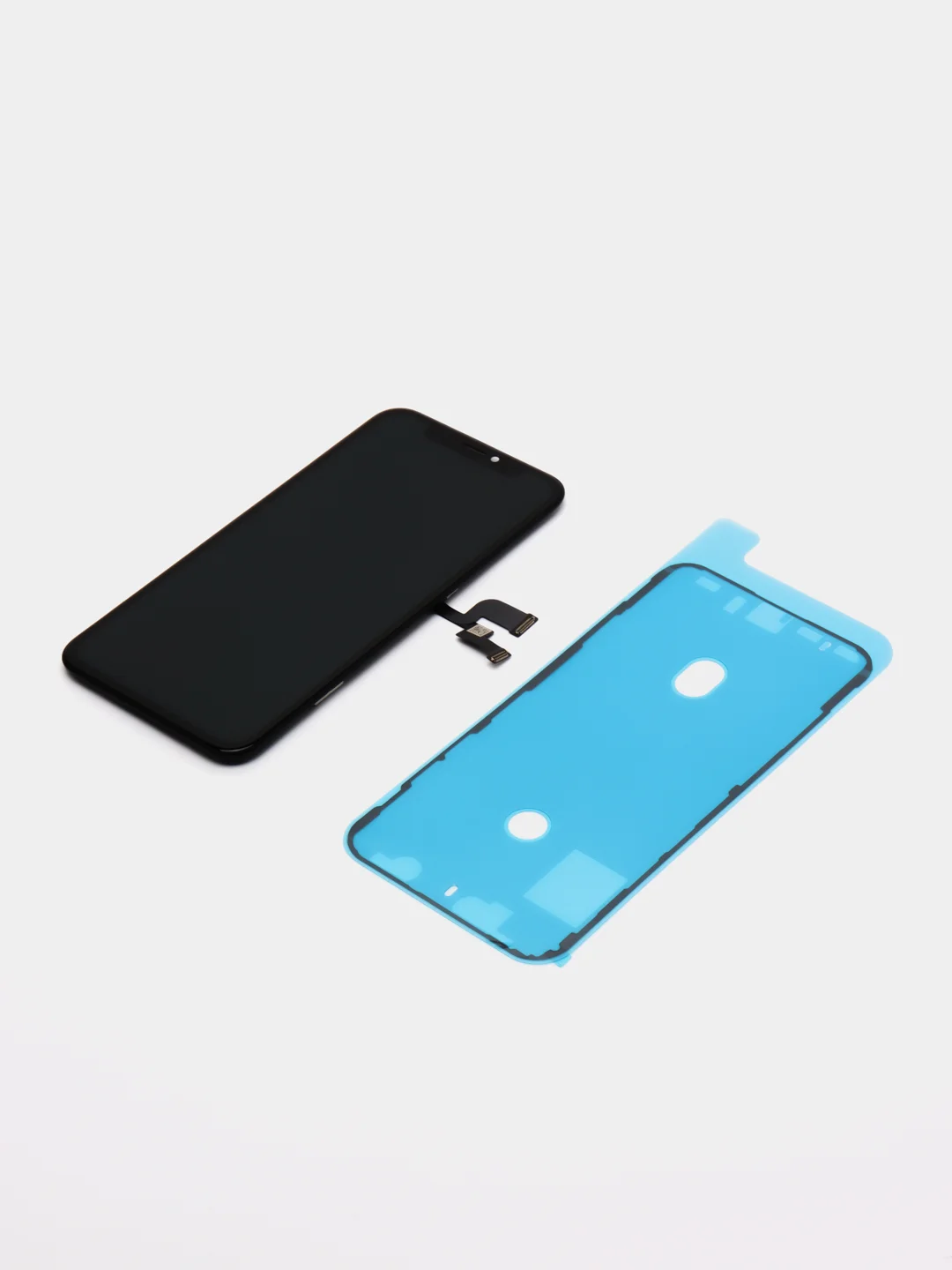 Черный дисплей в сборе с тачскрином ZeepDeep Premium для iPhone XS (Oled) + прокладка-абсорбер