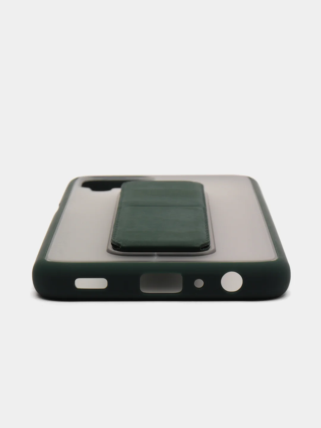 Тёмно-зелёный friendly CASE чехол подставка (магнитный) для Samsung A02/A12/A22/A31/A51/A52/A72/S21/S20FE