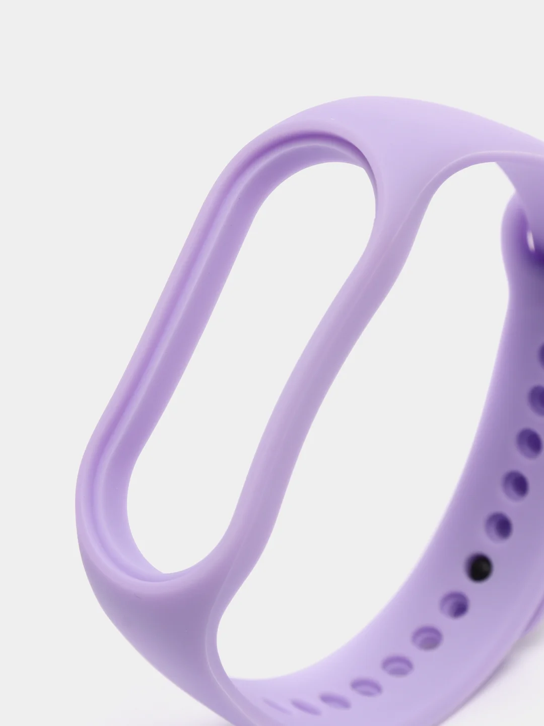 Лавандовый спортивный ремешок для Xiaomi Mi Band 7 браслет силиконовый (Ксяоми ми банд фитнес часы)