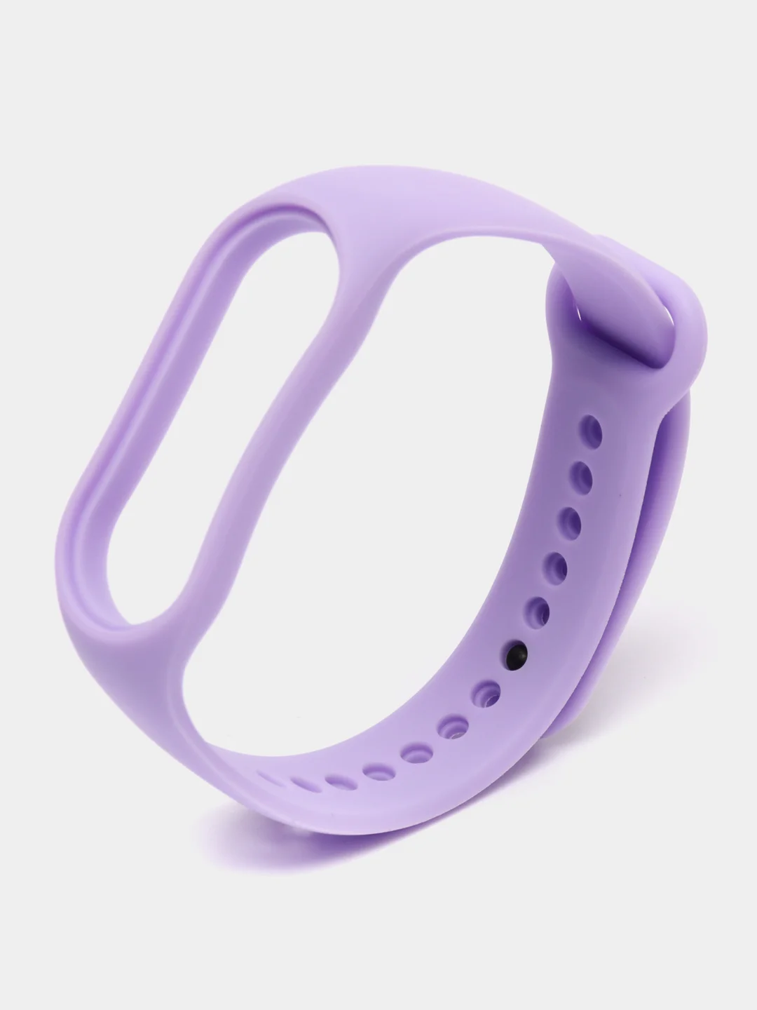 Лавандовый спортивный ремешок для Xiaomi Mi Band 7 браслет силиконовый (Ксяоми ми банд фитнес часы)
