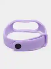 Лавандовый спортивный ремешок для Xiaomi Mi Band 7 браслет силиконовый (Ксяоми ми банд фитнес часы)