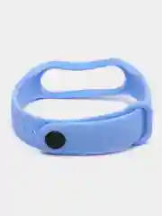 Голубой спортивный ремешок для Xiaomi Mi Band 7 браслет силиконовый (Ксяоми ми банд фитнес часы)