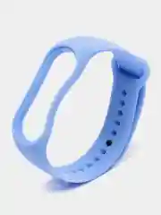 Голубой спортивный ремешок для Xiaomi Mi Band 7 браслет силиконовый (Ксяоми ми банд фитнес часы)
