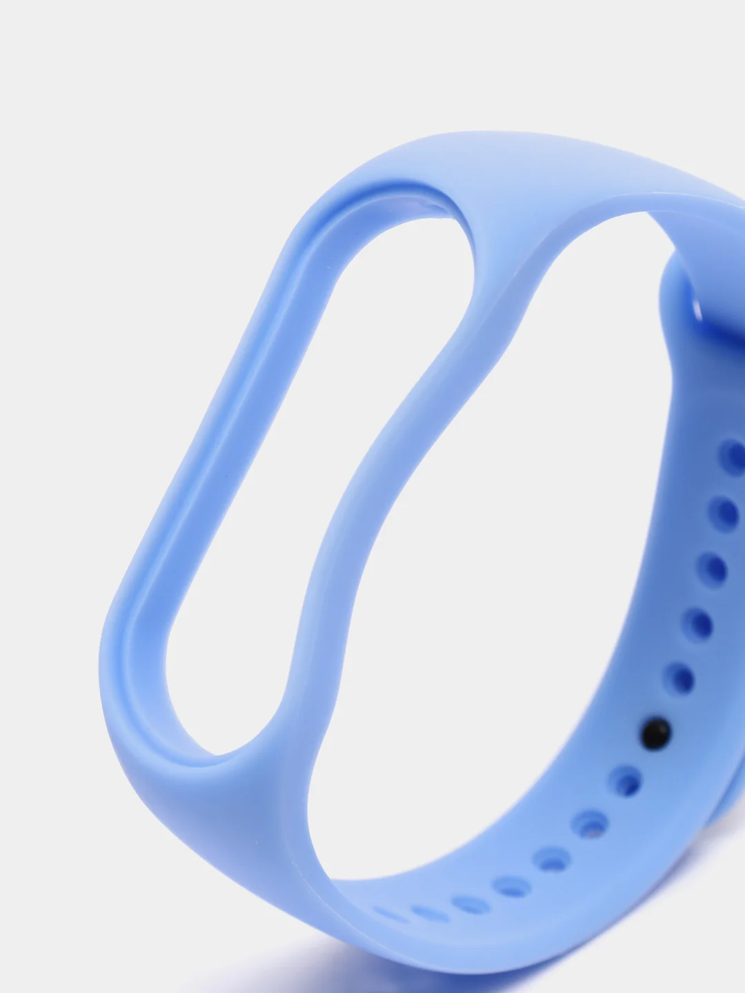 Голубой спортивный ремешок для Xiaomi Mi Band 7 браслет силиконовый (Ксяоми ми банд фитнес часы)