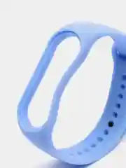 Голубой спортивный ремешок для Xiaomi Mi Band 7 браслет силиконовый (Ксяоми ми банд фитнес часы)
