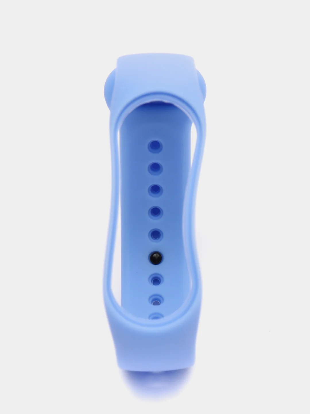 Голубой спортивный ремешок для Xiaomi Mi Band 7 браслет силиконовый (Ксяоми ми банд фитнес часы)