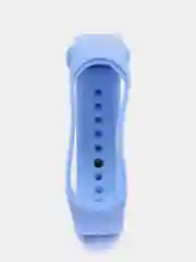 Голубой спортивный ремешок для Xiaomi Mi Band 7 браслет силиконовый (Ксяоми ми банд фитнес часы)