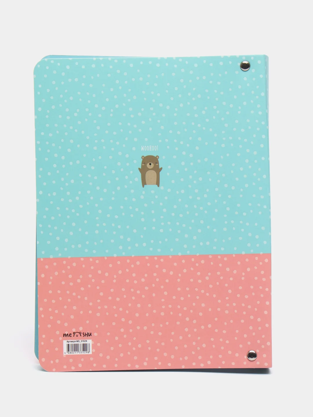 Тетрадь на кольцах А5, 120 л, "Tiny bear"