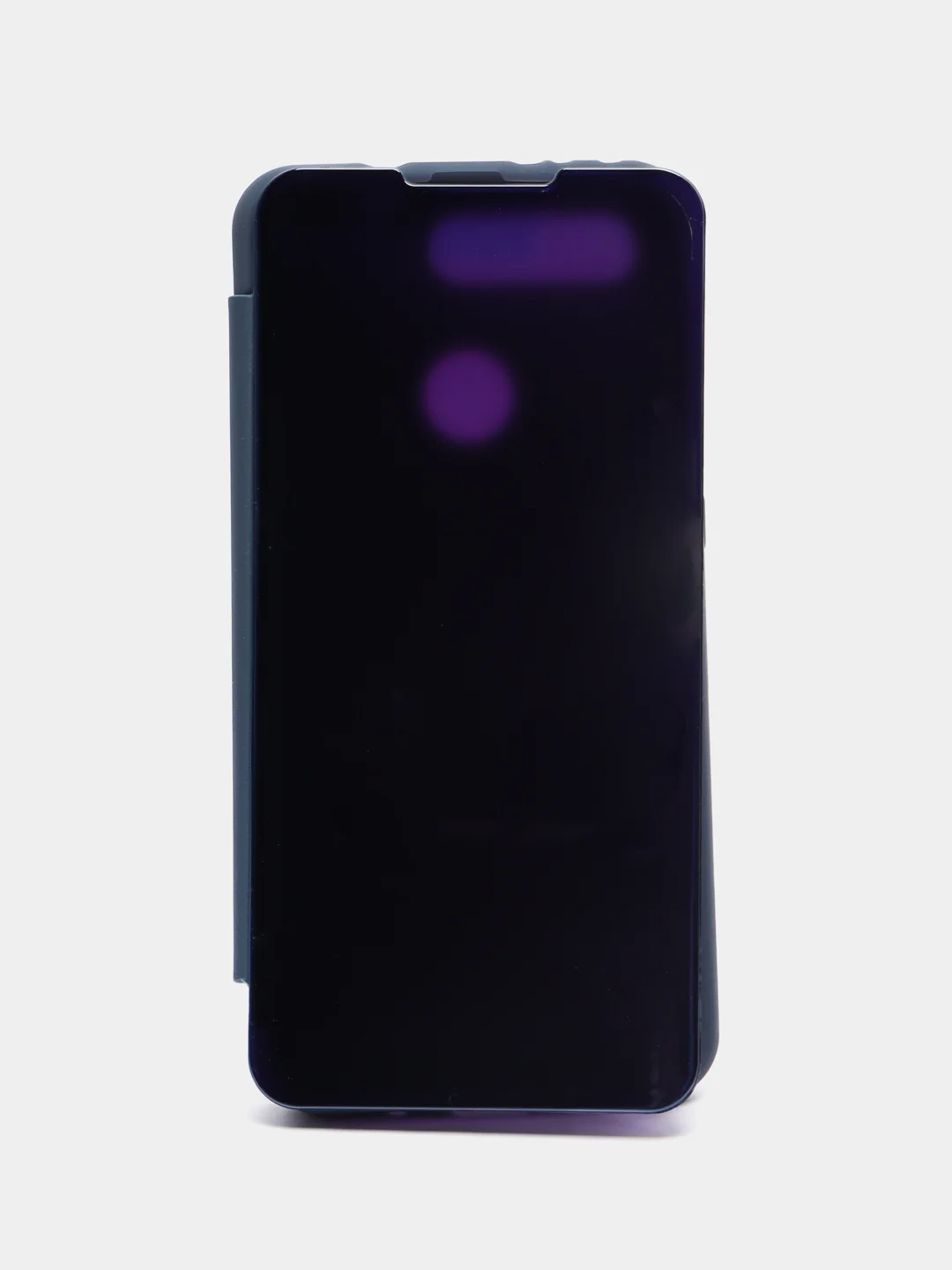 Темно-синий чехол-книжка с прозрачным окном Huawei Psmart Z/ View20/Y5(2019/8s)/Y6p/Y7(2019)/P20 Lite