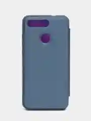 Темно-синий чехол-книжка с прозрачным окном Huawei Psmart Z/ View20/Y5(2019/8s)/Y6p/Y7(2019)/P20 Lite