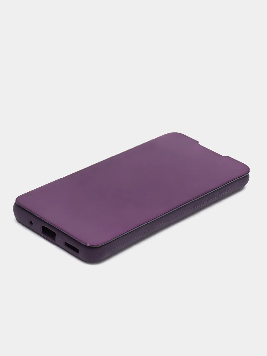 Фиолетовый чехол-книжка с прозрачным окном Huawei Psmart Z/ View20/Y5(2019/8s)/Y6p/Y7(2019)/P20 Lite