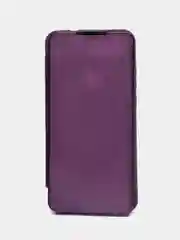 Фиолетовый чехол-книжка с прозрачным окном Huawei Psmart Z/ View20/Y5(2019/8s)/Y6p/Y7(2019)/P20 Lite