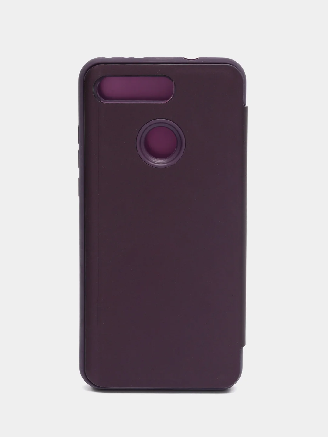 Фиолетовый чехол-книжка с прозрачным окном Huawei Psmart Z/ View20/Y5(2019/8s)/Y6p/Y7(2019)/P20 Lite