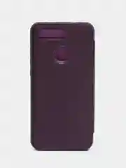 Фиолетовый чехол-книжка с прозрачным окном Huawei Psmart Z/ View20/Y5(2019/8s)/Y6p/Y7(2019)/P20 Lite