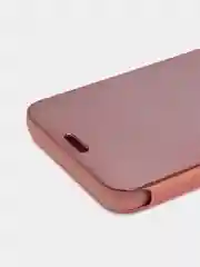 Коралловый чехол-книжка с прозрачным окном Samsung A6/A6 Plus/A8/A7/A9/J3/J4/J6/J8/A80/A81/A60/A91