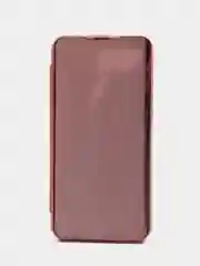 Коралловый чехол-книжка с прозрачным окном Huawei Psmart Z/ View20/Y5(2019/8s)/Y6p/Y7(2019)/P20 Lite