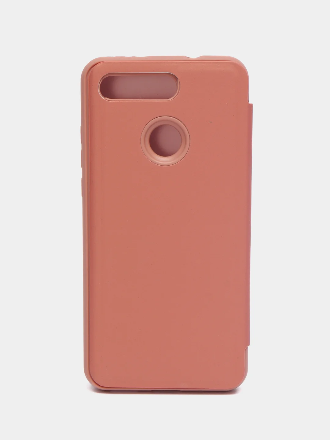Коралловый чехол-книжка с прозрачным окном Huawei Psmart Z/ View20/Y5(2019/8s)/Y6p/Y7(2019)/P20 Lite