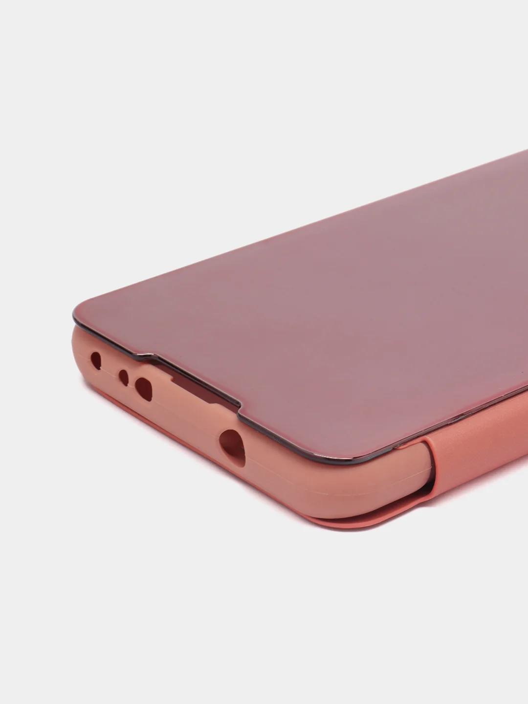 Коралловый чехол-книжка с прозрачным окном Huawei Psmart Z/ View20/Y5(2019/8s)/Y6p/Y7(2019)/P20 Lite