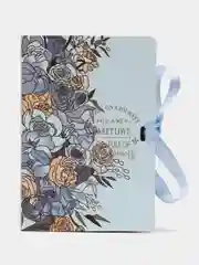 Голубой подарочная коробка-книжка сборная, 13 х 9 х 4,5 см