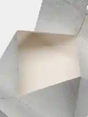 Серебряный коробка подарочная сборная с лентой