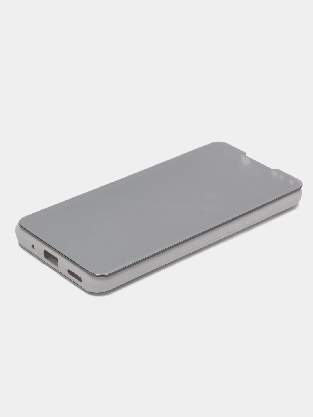Серебряный чехол-книжка с прозрачным окном Huawei Psmart Z/ View20/Y5(2019/8s)/Y6p/Y7(2019)/P20 Lite