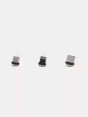 Красный кабель зарядный светящийся, USB-кабель, магнитный коннектор - MicroUSB, Type-C и Lightning