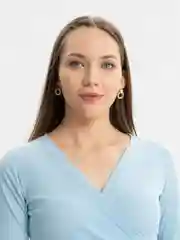 Золотой серьги женские, бижутерия, гвоздики