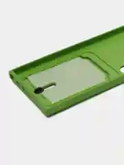 Лайм чехол для Samsung Galaxy S23 Ultra, Самсунг С23 ультра силиконовый, с карманом для карты