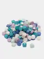 Фиолетовый сургуч в гранулах, разноцветный, 80 г. / сургучная печать / оттиск, штамп из сургуча
