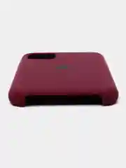 Багровый чехол Silicone Case для iPhone 11