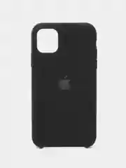 Черный чехол Silicone Case для iPhone 11