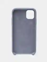 Серый меланж чехол Silicone Case для iPhone 11