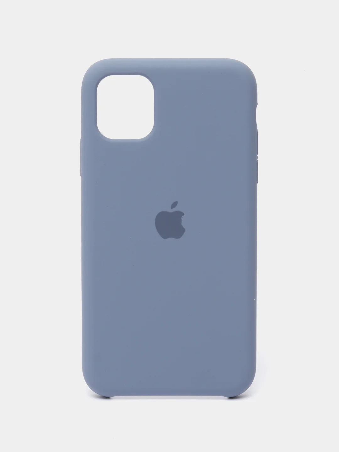 Серый меланж чехол Silicone Case для iPhone 11