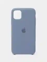 Серый меланж чехол Silicone Case для iPhone 11