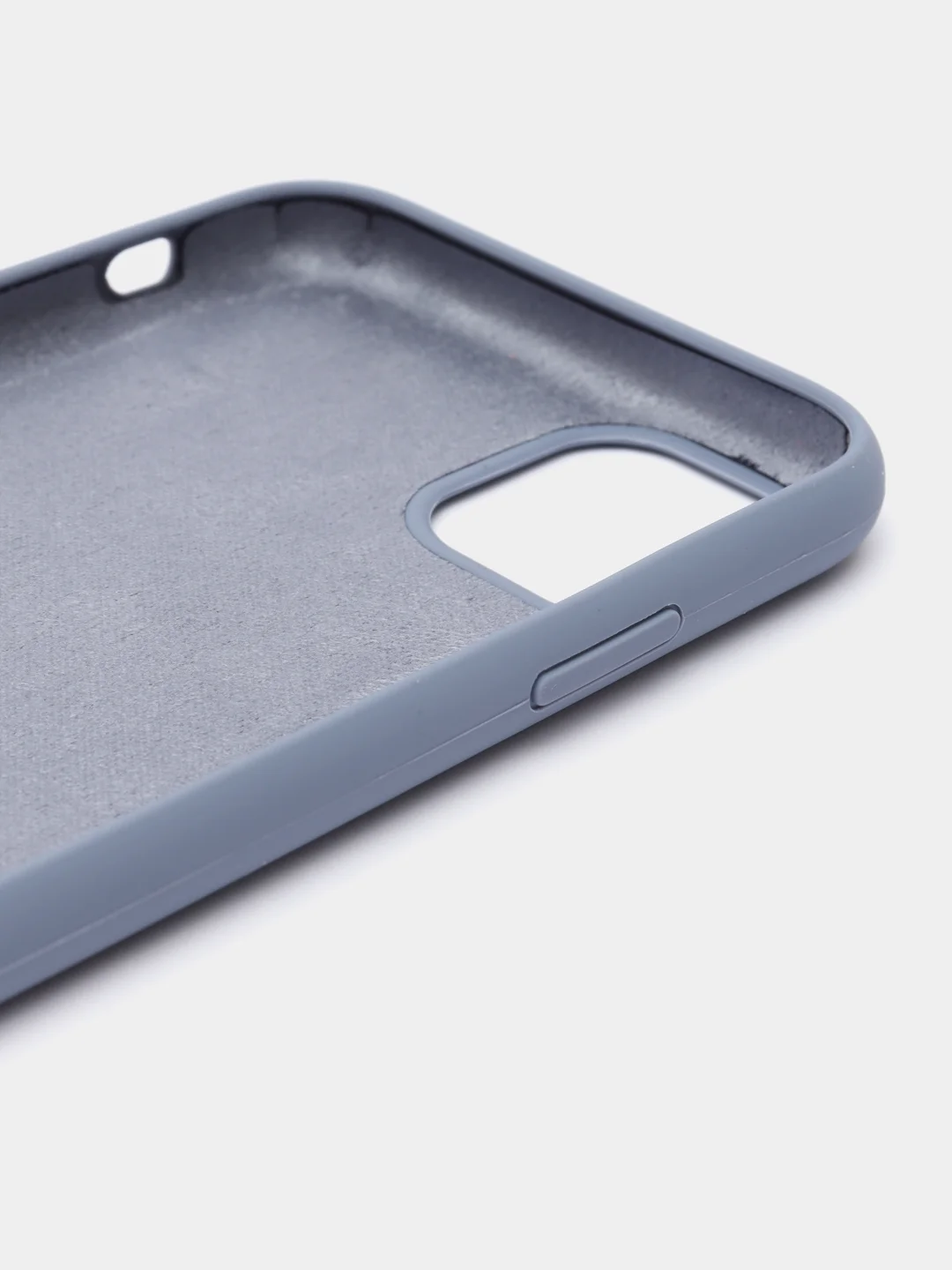 Серый меланж чехол Silicone Case для iPhone 11