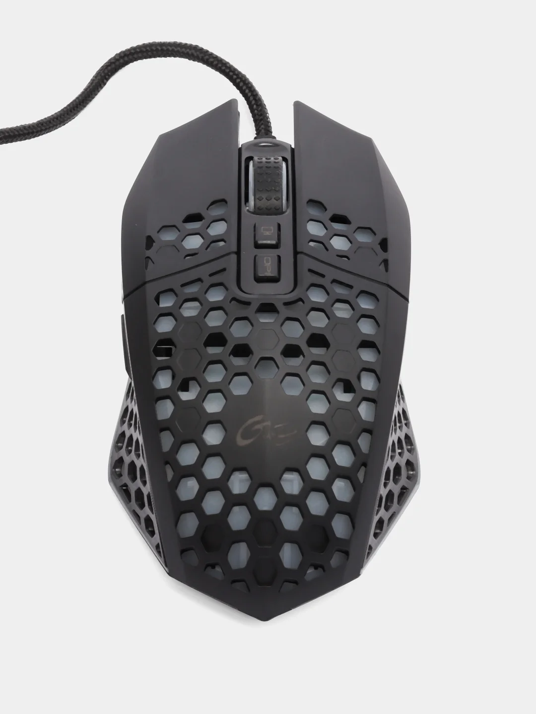 Черный компьютерная игровая проводная мышь с RGB подсветкой