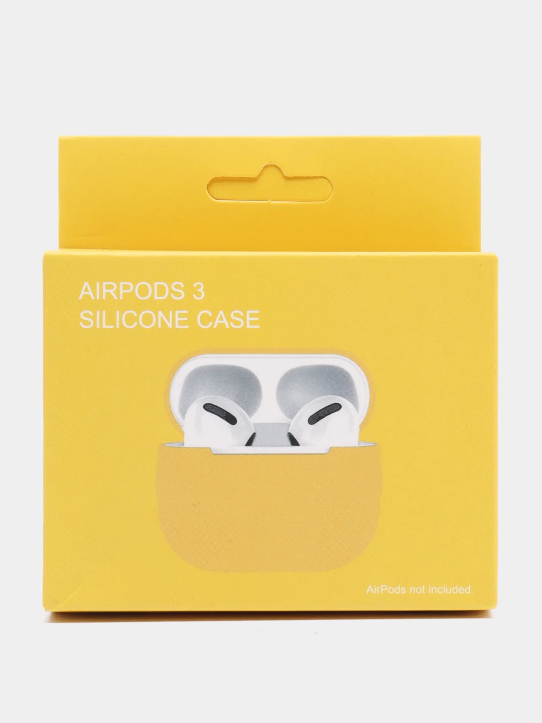 Желтый силиконовый чехол для Apple AirPods 3 поколения 2021