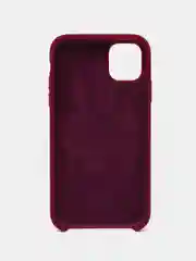 Багровый чехол Silicone Case для iPhone 11