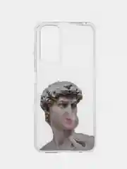 Алый силиконовый чехол для Xiaomi Redmi Note 11 4G / 11S 4G / 11S NFC 4G, с принтом