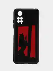 Рыжий силиконовый чехол для Xiaomi Redmi Note 11 4G / 11S 4G / 11S NFC 4G, с принтом