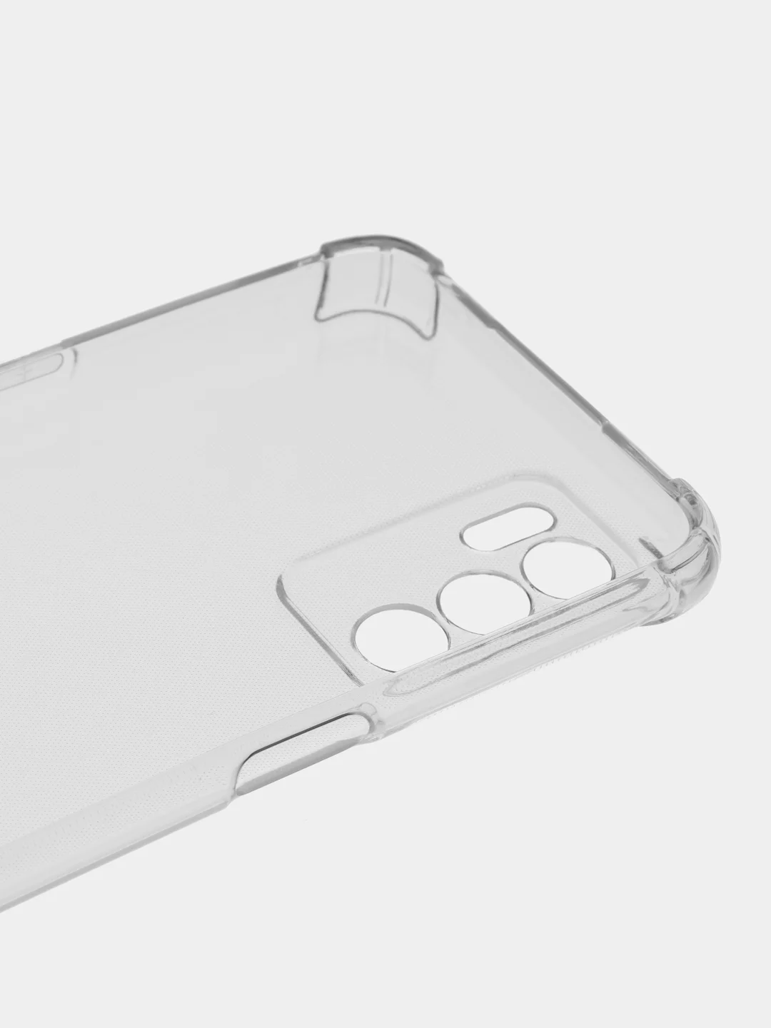 Прозрачный чехол для Oppo A16, прозрачный, силиконовый