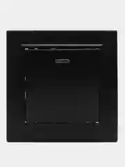 Выключатель 1-клавишный c индикатором, 250V, 10А, серия Эрна, PSW10-9001-03, черный