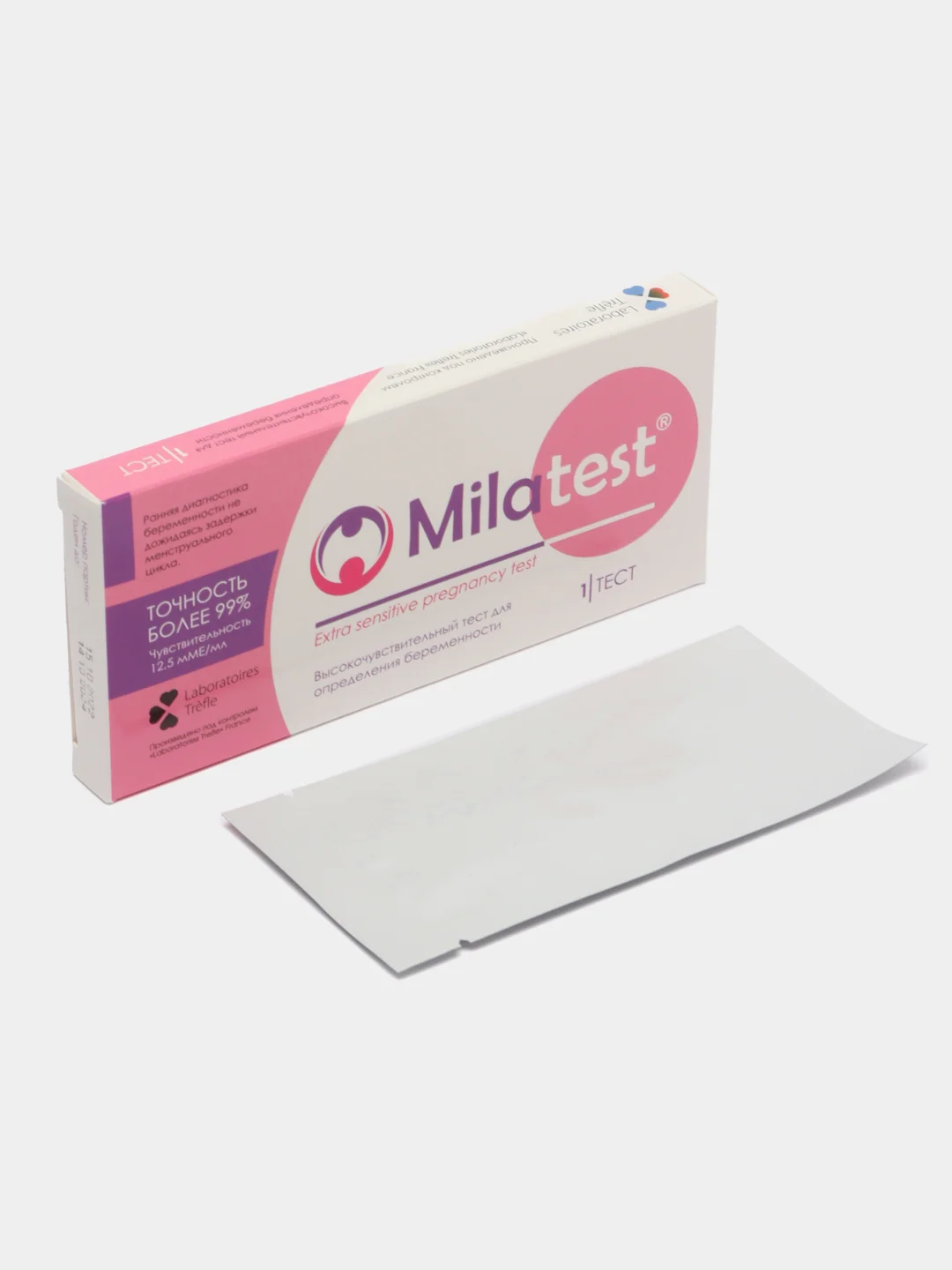 Milatest №1, тест для диагностики беременности, погружного типа, 1 тест-полоска