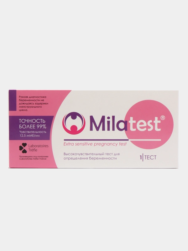 Milatest №1, тест для диагностики беременности, погружного типа, 1 тест-полоска