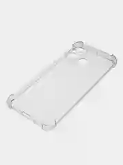 Прозрачный противоударный чехол BROSCORP для Xiaomi Redmi 12С, силиконовый, с усиленными углами