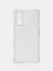 Прозрачный противоударный чехол BROSCORP для Xiaomi Poco F4 GT силиконовый с усиленными углами